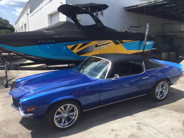 1972 Blue Chevrolet Camaro Coupe
