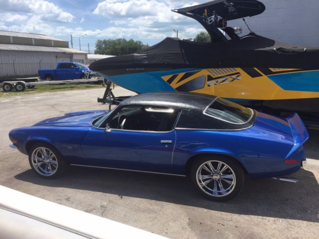 1972 Blue Chevrolet Camaro Coupe
