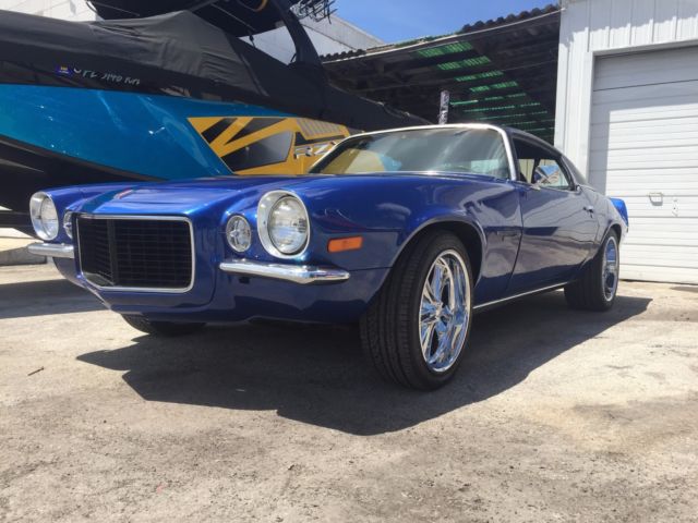 1972 Blue Chevrolet Camaro Coupe