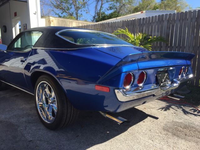 1972 Blue Chevrolet Camaro Coupe