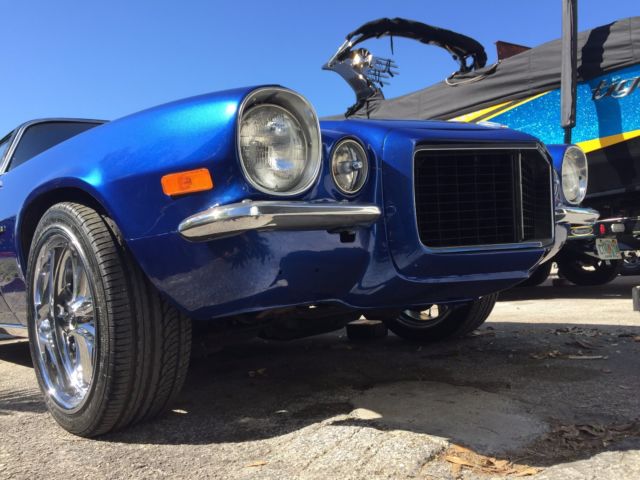 1972 Blue Chevrolet Camaro Coupe