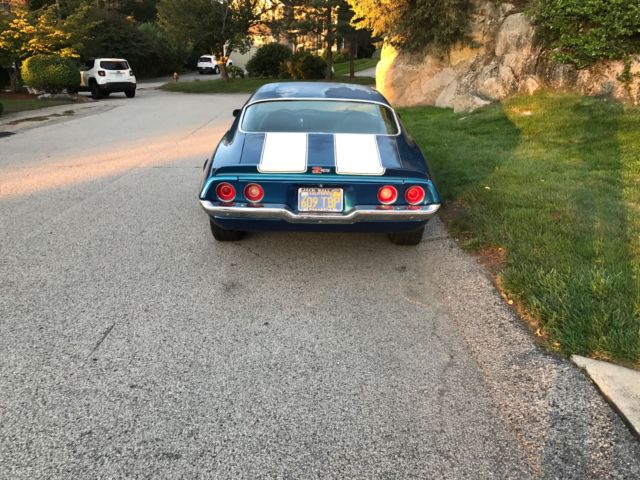1972 Blue Chevrolet Camaro Coupe
