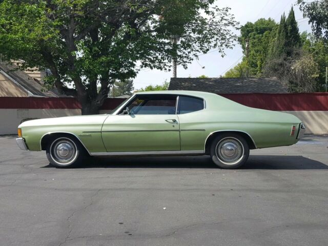 1972 Green Chevrolet Chevelle Coupe