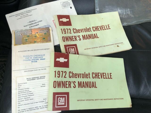 1972 Green Chevrolet Chevelle Coupe