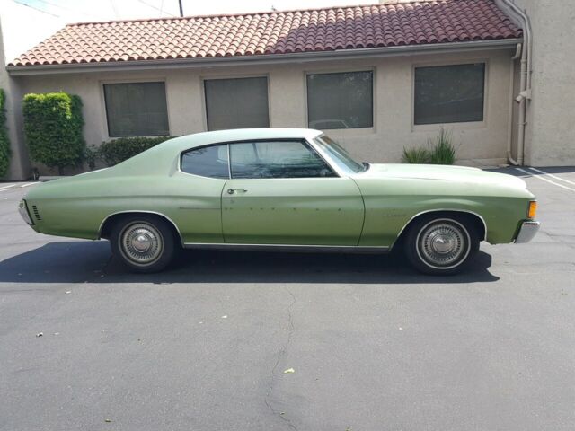 1972 Green Chevrolet Chevelle Coupe