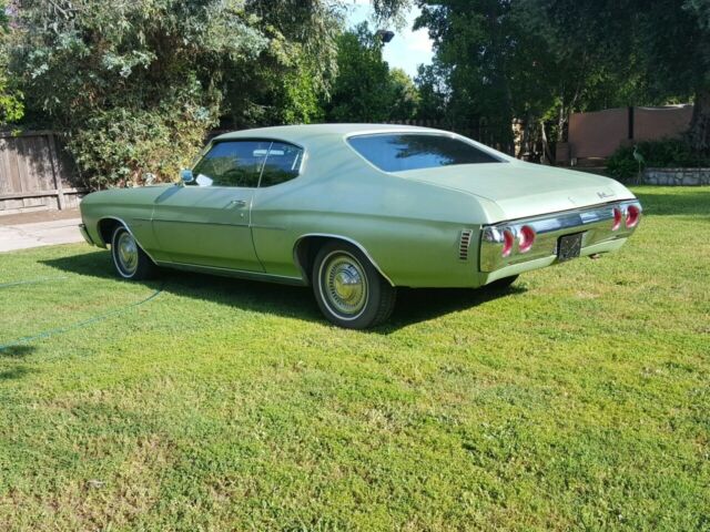 1972 Green Chevrolet Chevelle Coupe