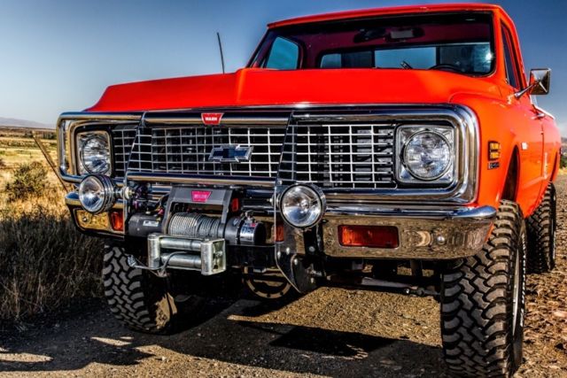 1972 Hugger Orange Chevrolet C/K Pickup 2500 Standard Cab Pickup