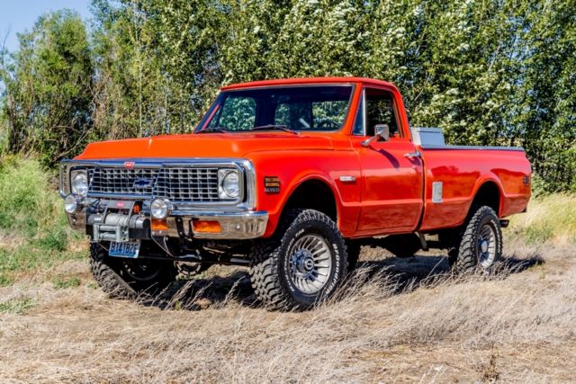 1972 Hugger Orange Chevrolet C/K Pickup 2500 Standard Cab Pickup