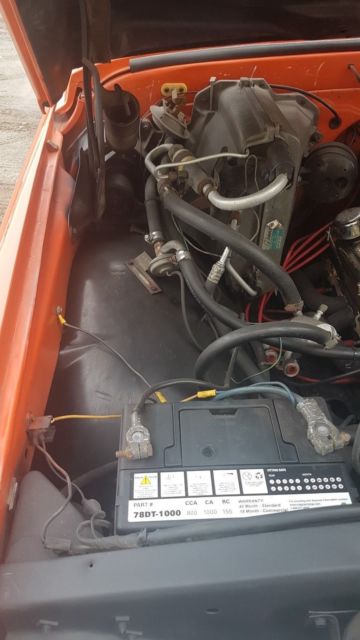 1972 Orange & White Chevrolet Cheyenne Extended Crew Cab Pickup