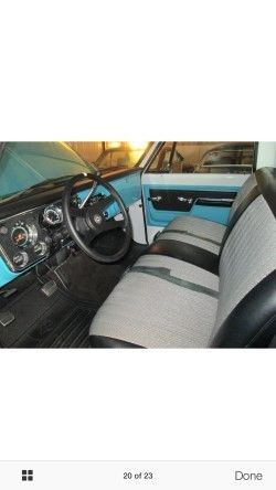 1972 blue/white Chevrolet C-10