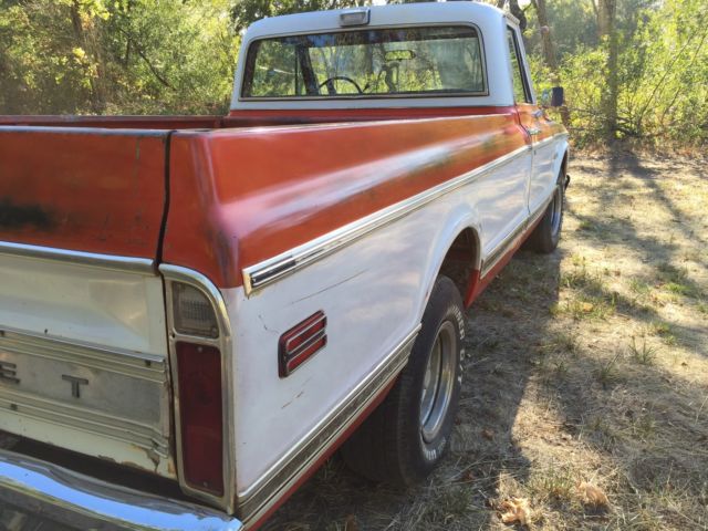 1972 Red/White Chevrolet C-10 Pickup