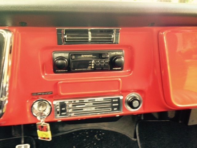 1972 orange Chevrolet C-10 pickup