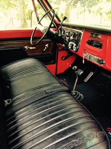 1972 orange Chevrolet C-10 pickup