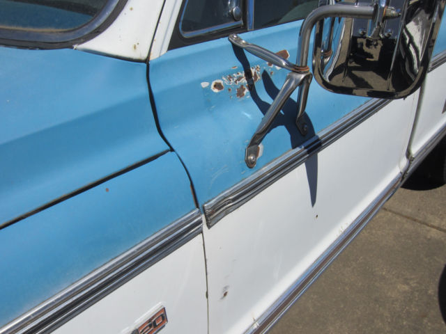 1972 Blue/White Chevrolet Other Pickups Standard Cab Pickup
