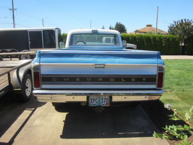 1972 Blue/White Chevrolet Other Pickups Standard Cab Pickup