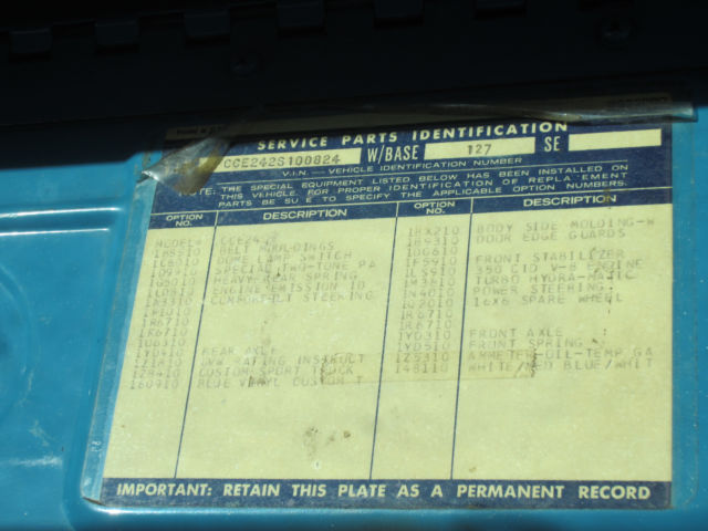 1972 Blue/White Chevrolet Other Pickups Standard Cab Pickup