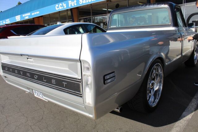 1972 Silver Chevrolet C-10 Standard Cab Pickup
