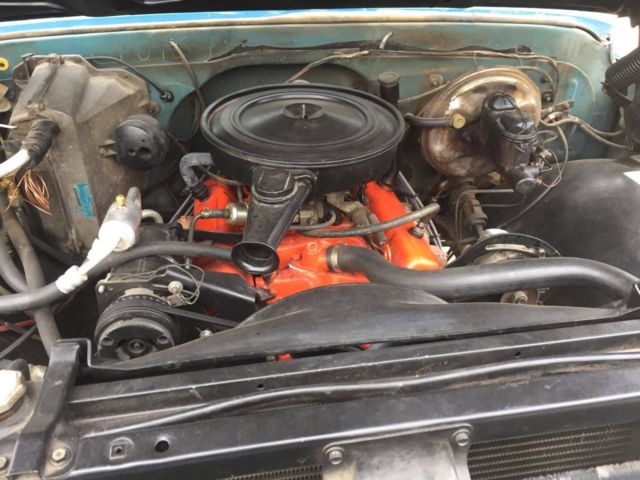 1972 Blue Chevrolet Cheyenne Single Cab