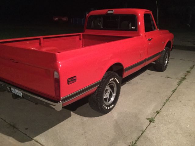 1972 Red Chevrolet C-10 Cab & Chassis