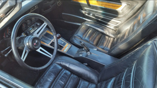 1972 Black Chevrolet Corvette