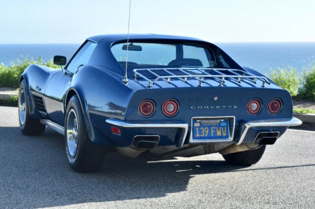 1972 Targa Blue Chevrolet Corvette