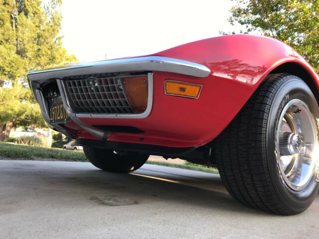 1972 Red Chevrolet Corvette Convertible