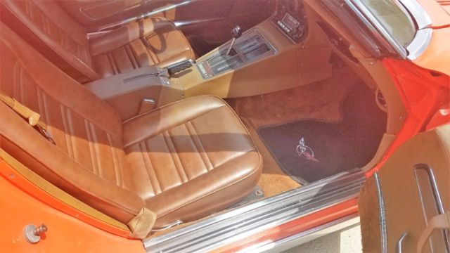 1972 Orange Chevrolet Corvette Coupe