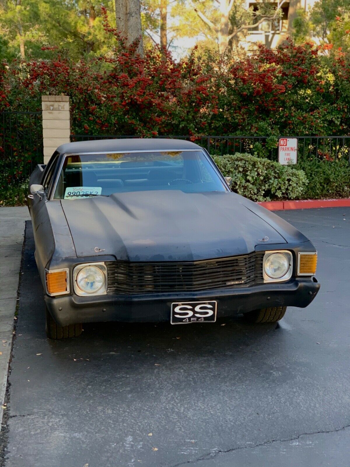 1972 Black Chevrolet El Camino El camino