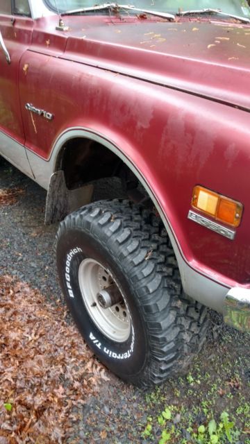 1972 Burgundy Chevrolet Other Pickups Shortbed