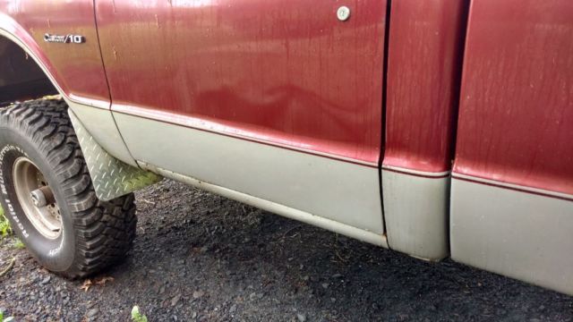 1972 Burgundy Chevrolet Other Pickups Shortbed