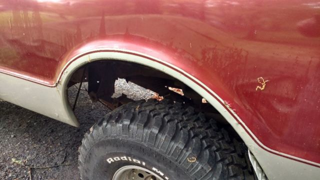 1972 Burgundy Chevrolet Other Pickups Shortbed