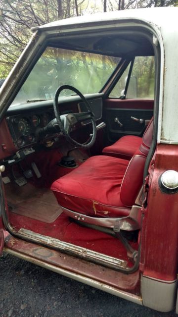 1972 Burgundy Chevrolet Other Pickups Shortbed