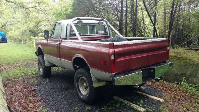 1972 Burgundy Chevrolet Other Pickups Shortbed