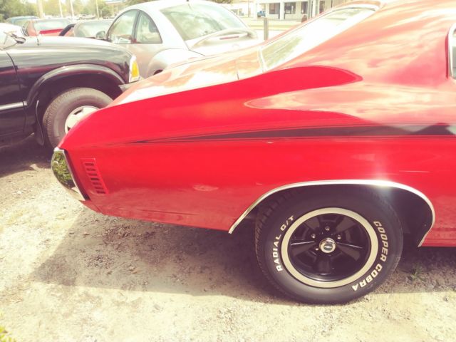 1972 Red Chevrolet Chevelle Coupe