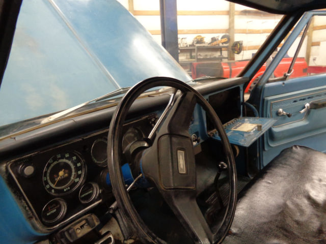 1972 Blue Chevrolet C/K Pickup 1500 Standard Cab Pickup