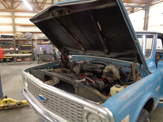 1972 Blue Chevrolet C/K Pickup 1500 Standard Cab Pickup