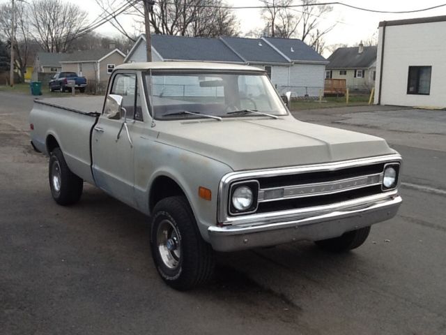 1972 Yellow Chevrolet C-10 Standard Cab Pickup