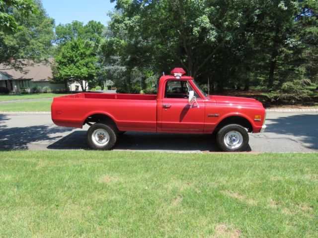 1972 Red Chevrolet Other Pickups Cab & Chassis