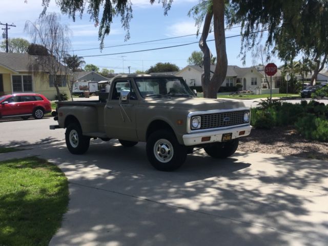 1972 Tan Chevrolet C/K Pickup 2500 Standard Cab Pickup