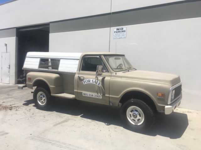 1972 Tan Chevrolet C/K Pickup 2500 Standard Cab Pickup