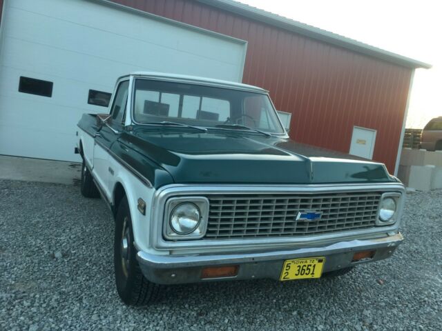1972 green/white Chevrolet C/K Pickup 2500 Standard Cab Pickup