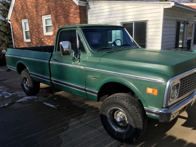 1972 Green Chevrolet C/K Pickup 1500 U/K