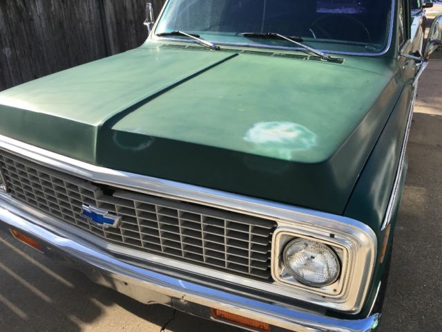 1972 Green Chevrolet C/K Pickup 1500 U/K
