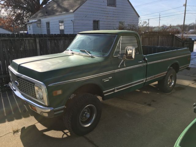1972 Green Chevrolet C/K Pickup 1500 U/K