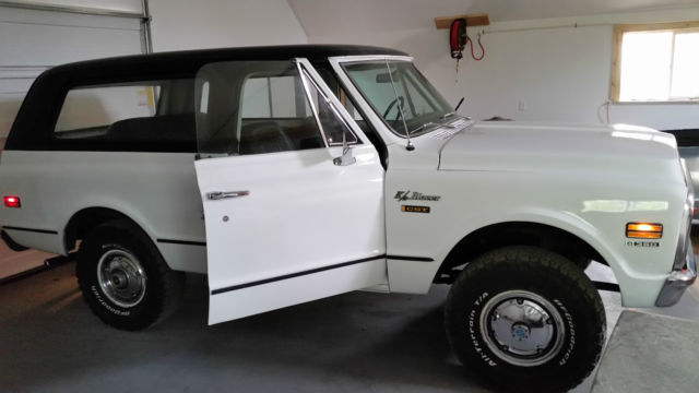 1972 White Chevrolet Blazer Cab & Chassis