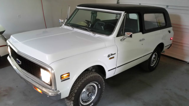1972 White Chevrolet Blazer Cab & Chassis