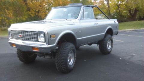 1972 Titanium Chevrolet Blazer Convertible