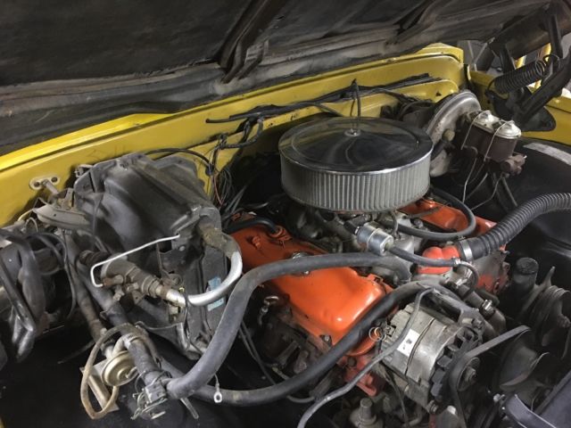 1972 Yellow Chevrolet Blazer SUV