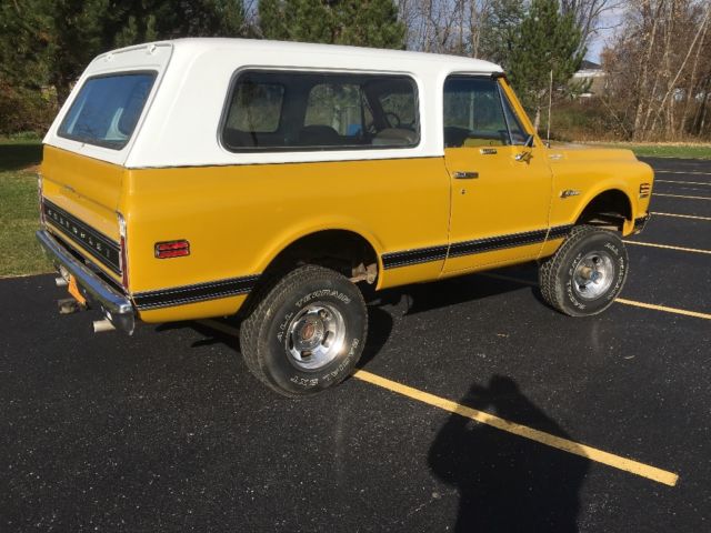 1972 Yellow Chevrolet Blazer SUV