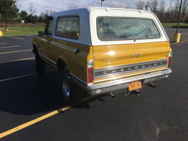 1972 Yellow Chevrolet Blazer SUV